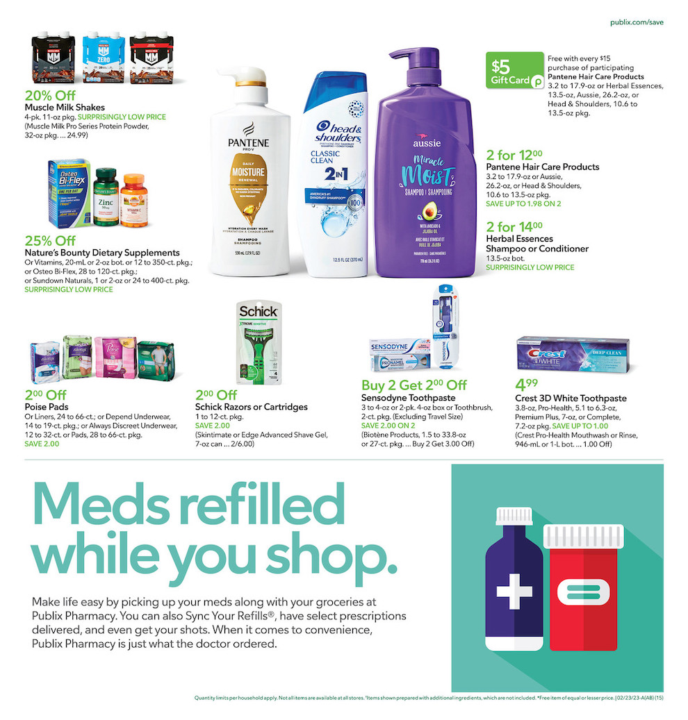 Publix Weekly Ad Sale Feb 22nd – 28th February 2023 Page 15