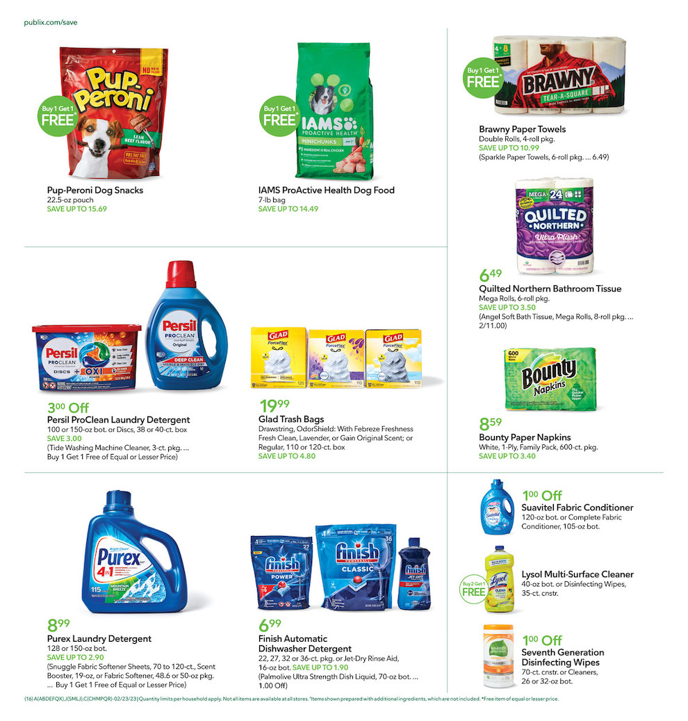 Publix Weekly Ad Sale Feb 22nd – 28th February 2023 Page 16
