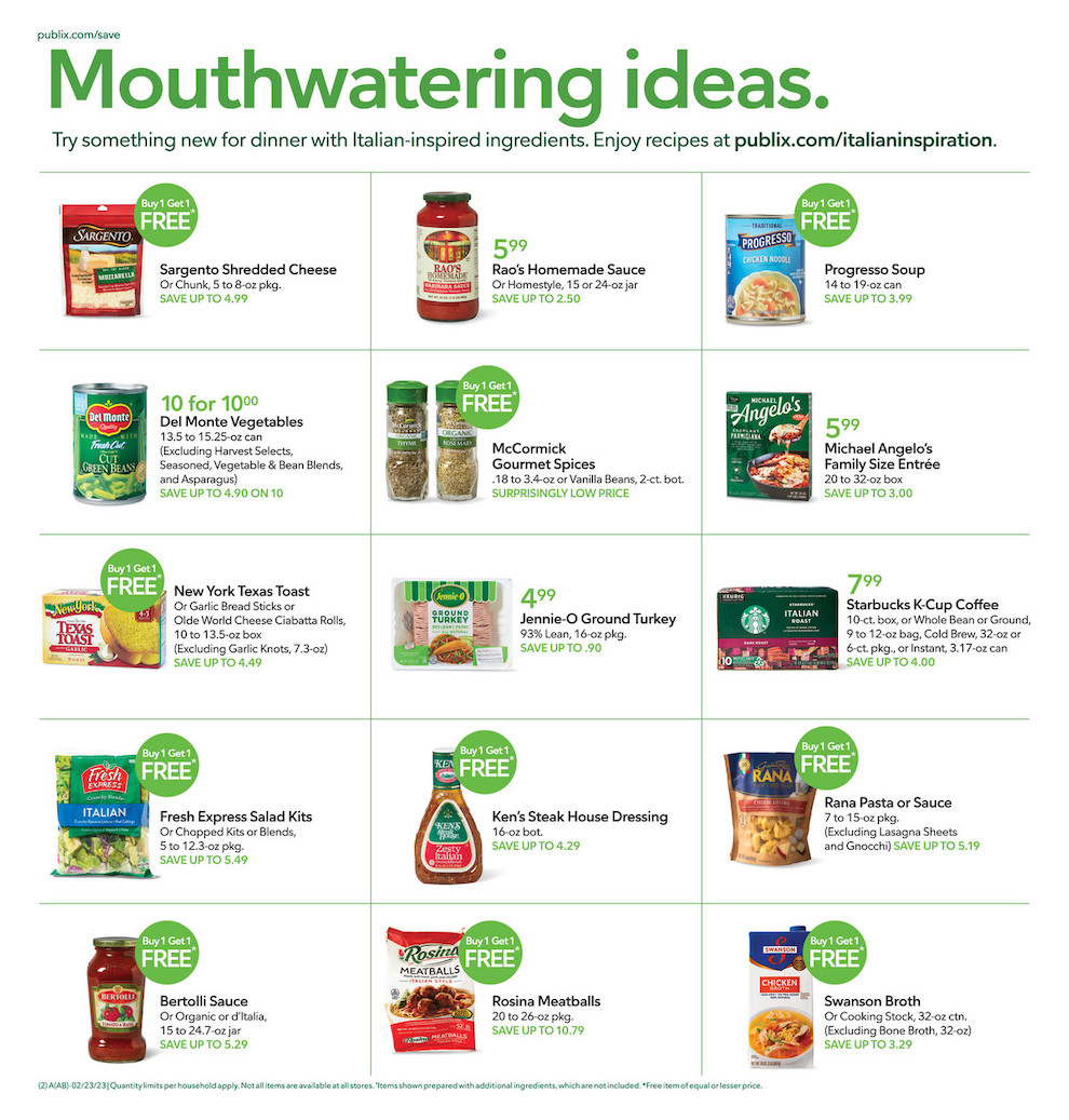 Publix Weekly Ad Sale Feb 22nd – 28th February 2023 Page 2