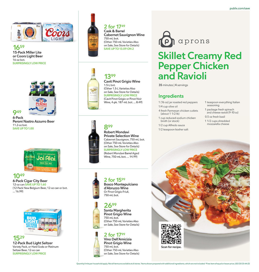 Publix Weekly Ad Sale Feb 22nd – 28th February 2023 Page 3