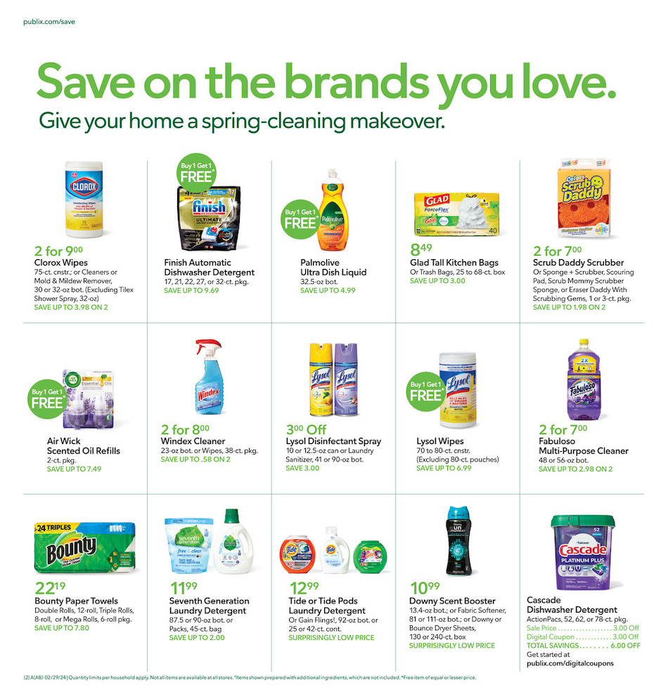 Publix Weekly Ad 28th February – 5th March 2024 Page 2