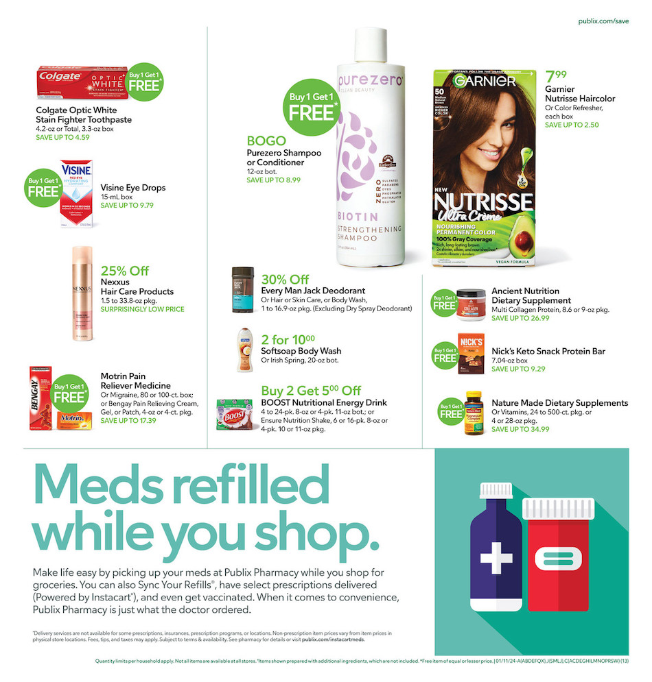 Publix Weekly Ad 10th – 16th January 2024 Page 13