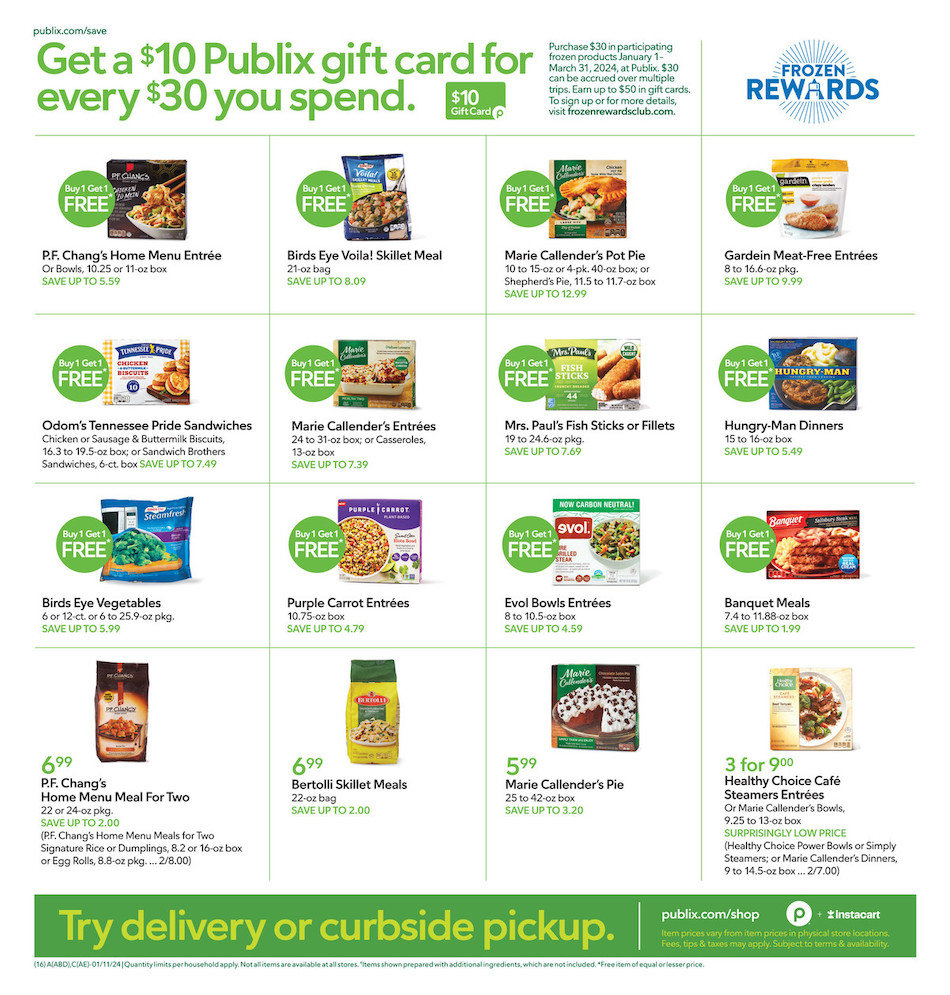 Publix Weekly Ad 10th – 16th January 2024 Page 16