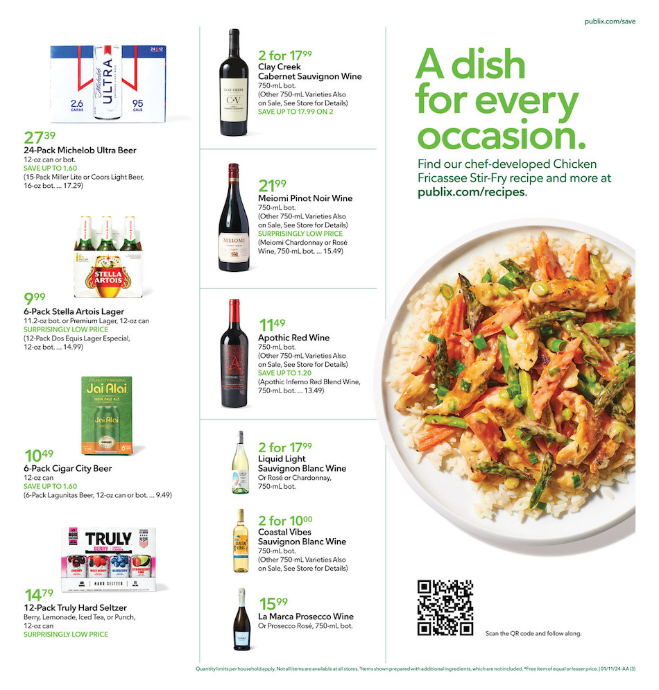 Publix Weekly Ad 10th – 16th January 2024 Page 3