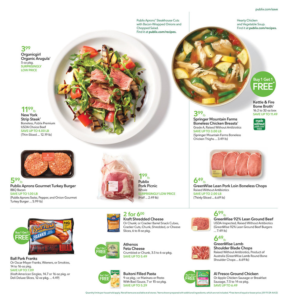 Publix Weekly Ad 10th – 16th January 2024 Page 5