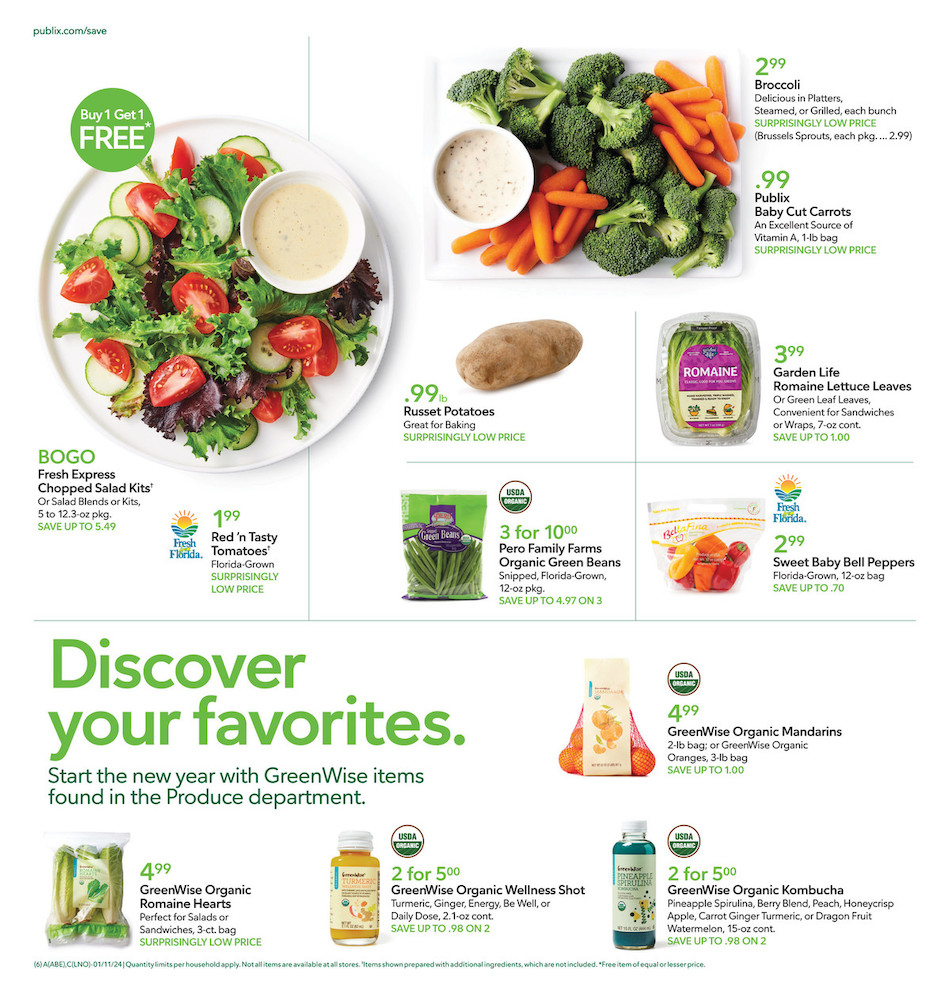 Publix Weekly Ad 10th – 16th January 2024 Page 6