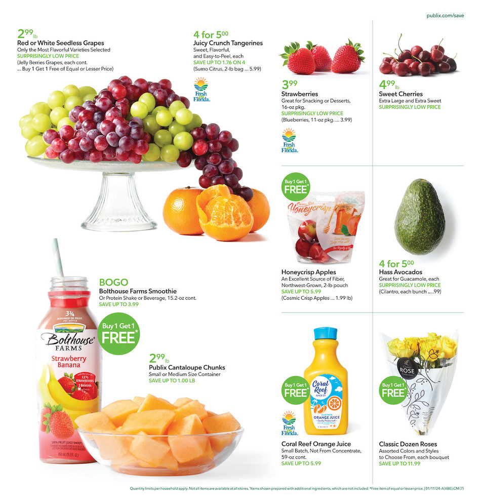 Publix Weekly Ad 10th – 16th January 2024 Page 7