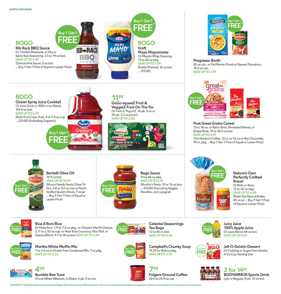 Publix Weekly Ad 17th – 23rd January 2024 Page 12
