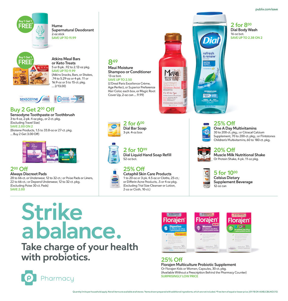 Publix Weekly Ad 17th – 23rd January 2024 Page 15