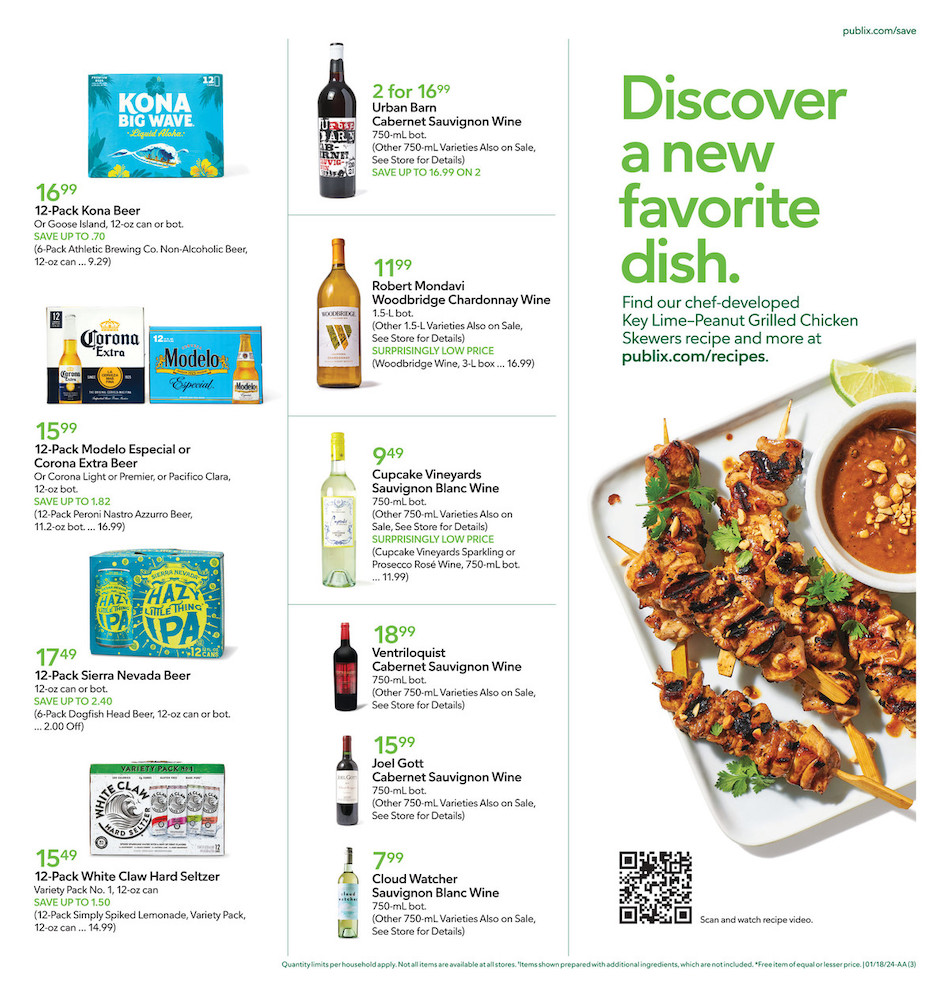 Publix Weekly Ad 17th – 23rd January 2024 Page 3