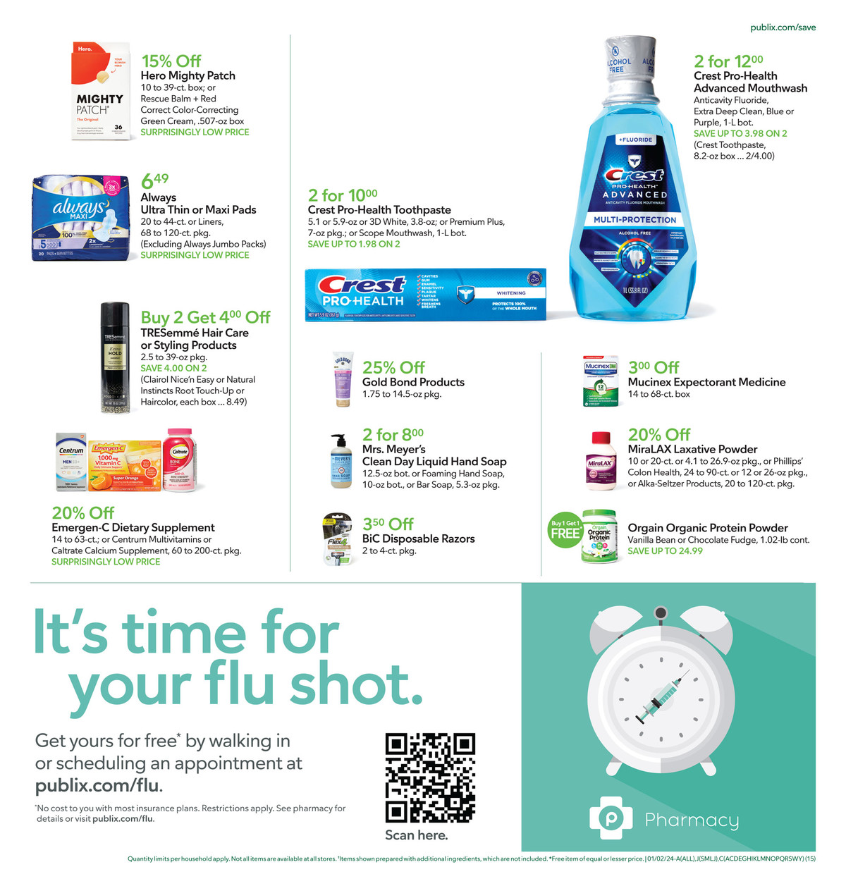 Publix Weekly Ad 2nd – 9th January 2024 Page 15
