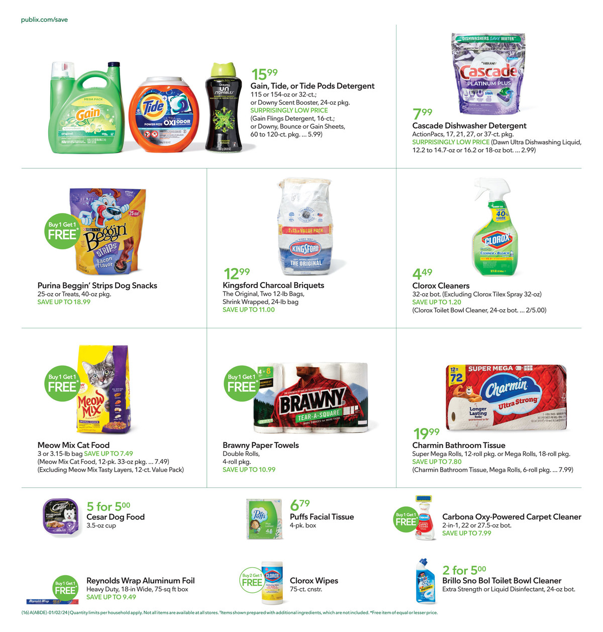 Publix Weekly Ad 2nd – 9th January 2024 Page 16