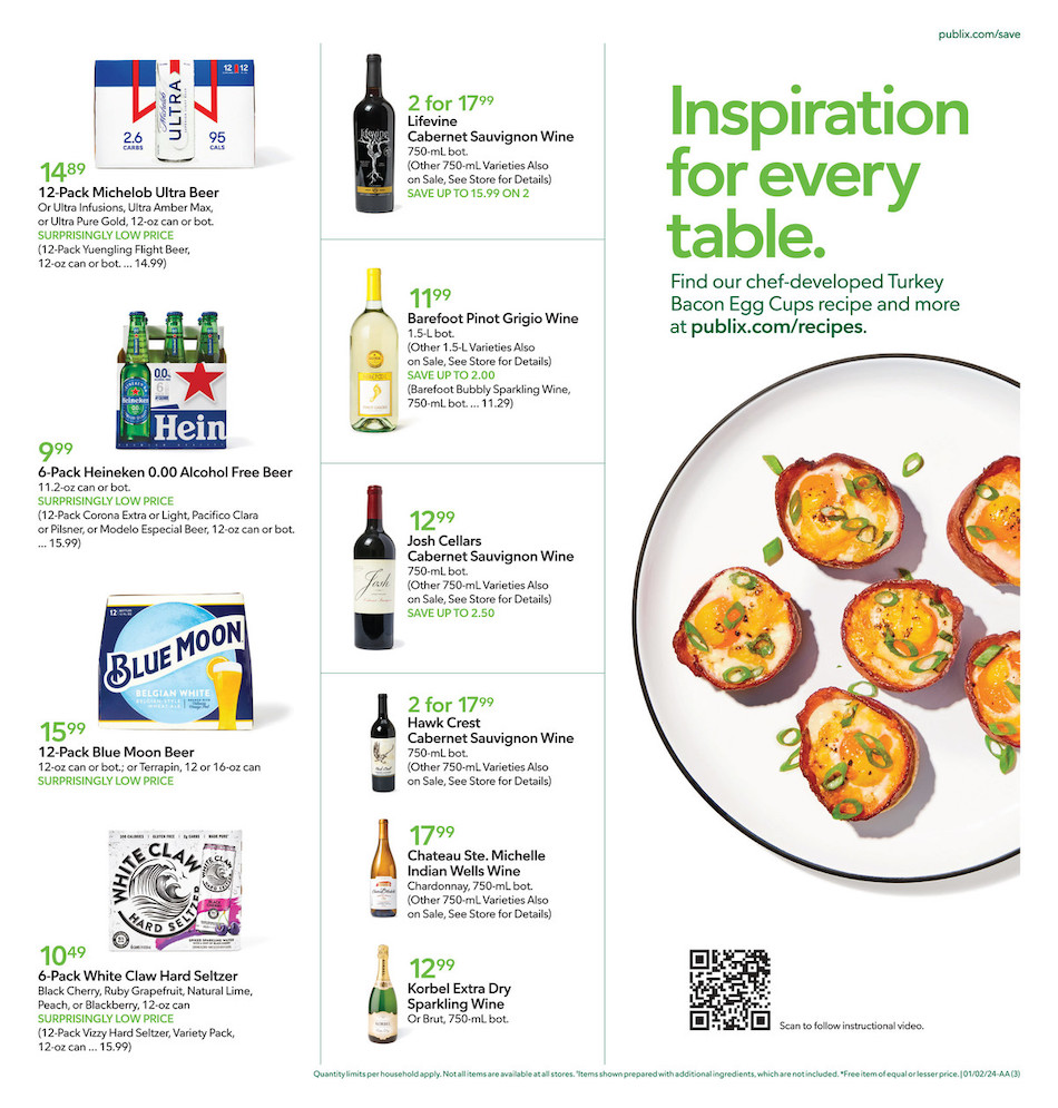 Publix Weekly Ad 2nd – 9th January 2024 Page 3