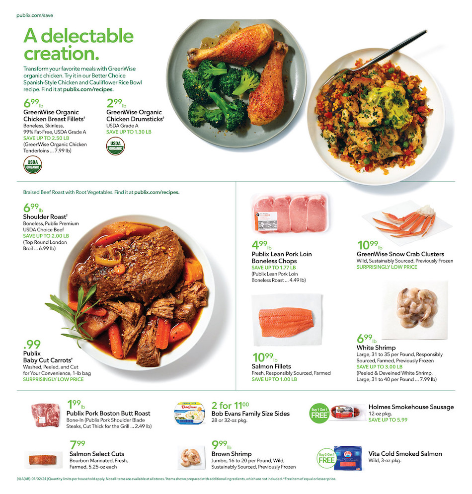 Publix Weekly Ad 2nd – 9th January 2024 Page 4