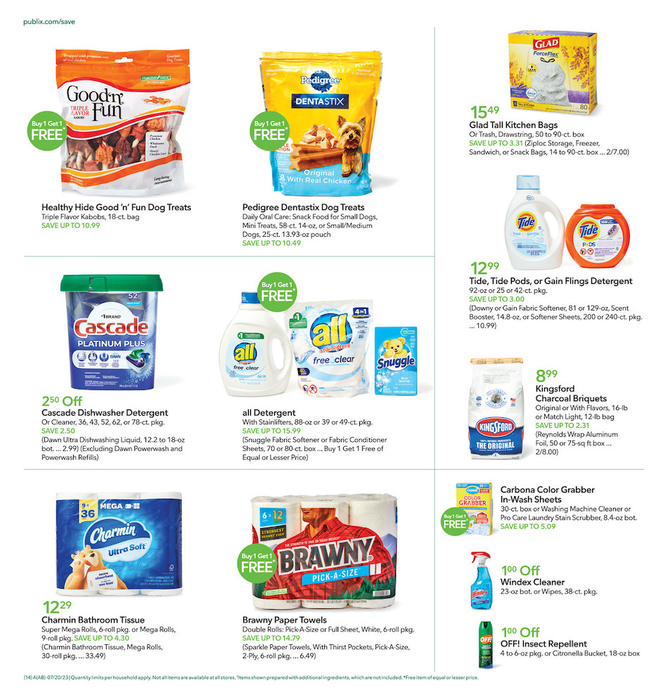 Publix Weekly Ad 19th – 25th July 2023 Page 14