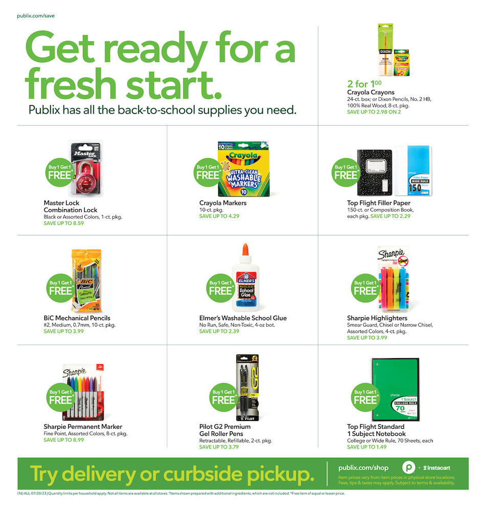Publix Weekly Ad 19th – 25th July 2023 Page 16