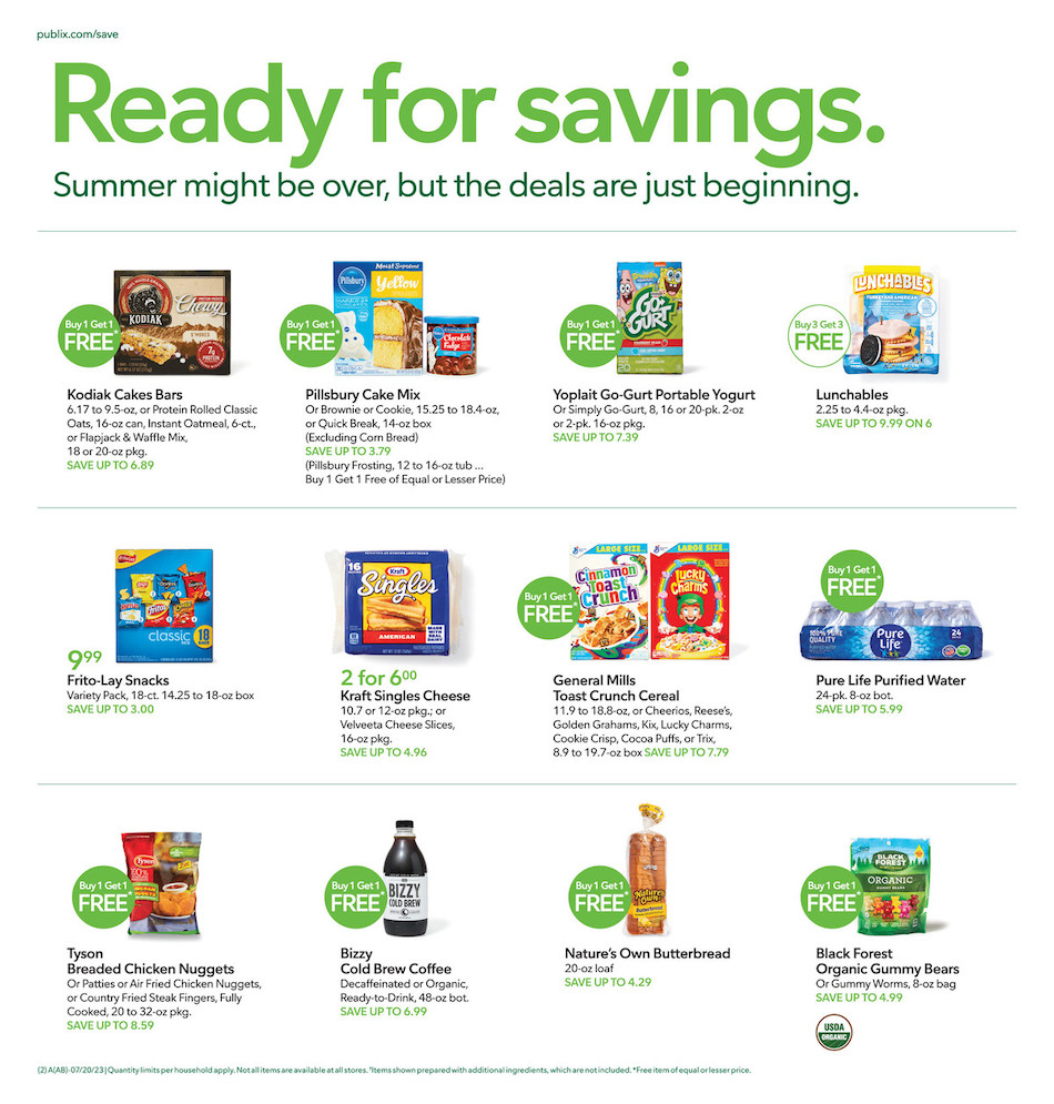 Publix Weekly Ad 19th – 25th July 2023 Page 2