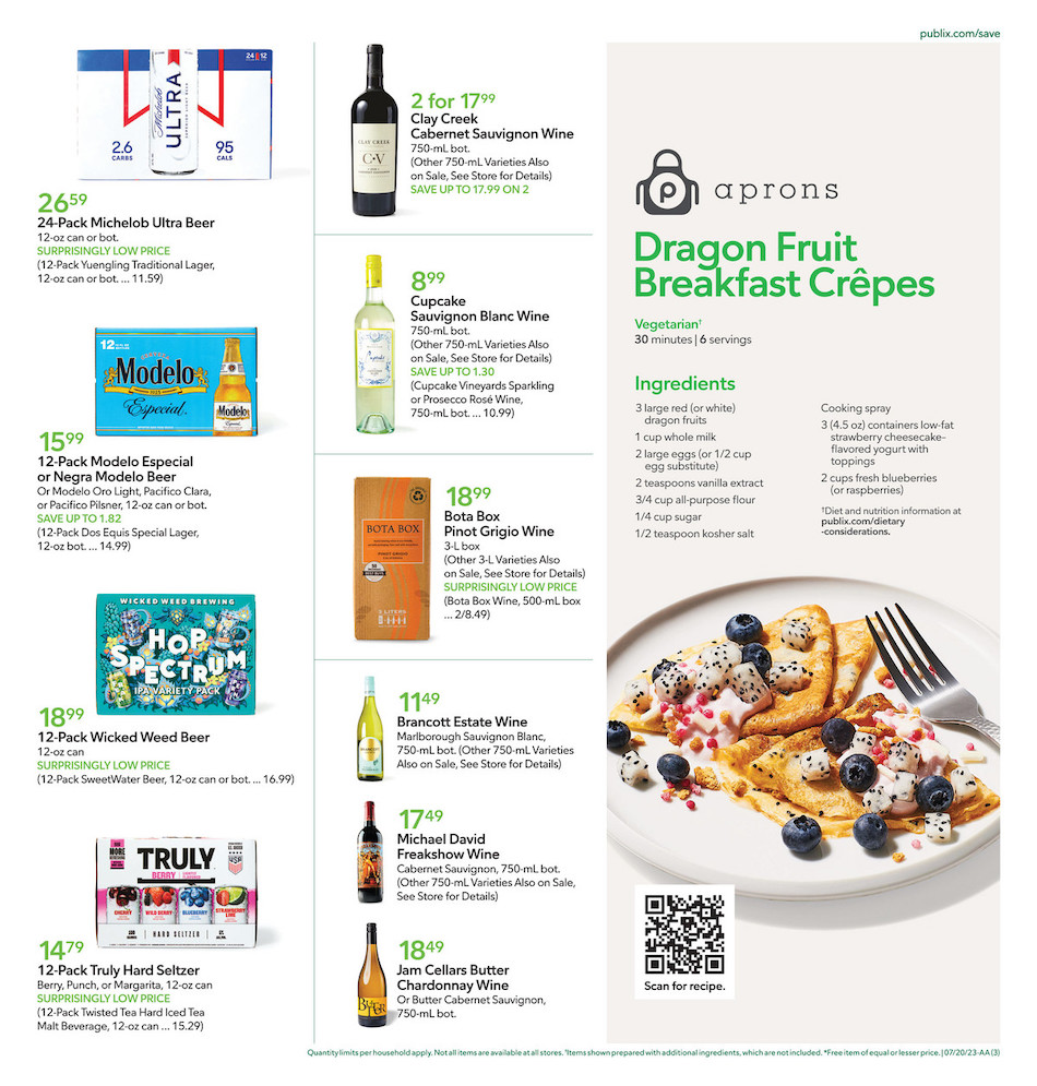 Publix Weekly Ad 19th – 25th July 2023 Page 3