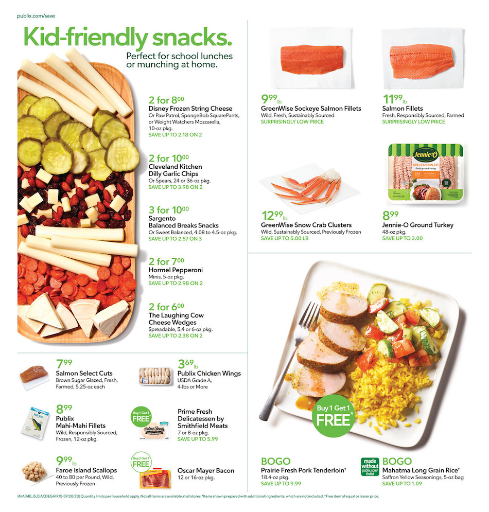 Publix Weekly Ad 19th – 25th July 2023 Page 4