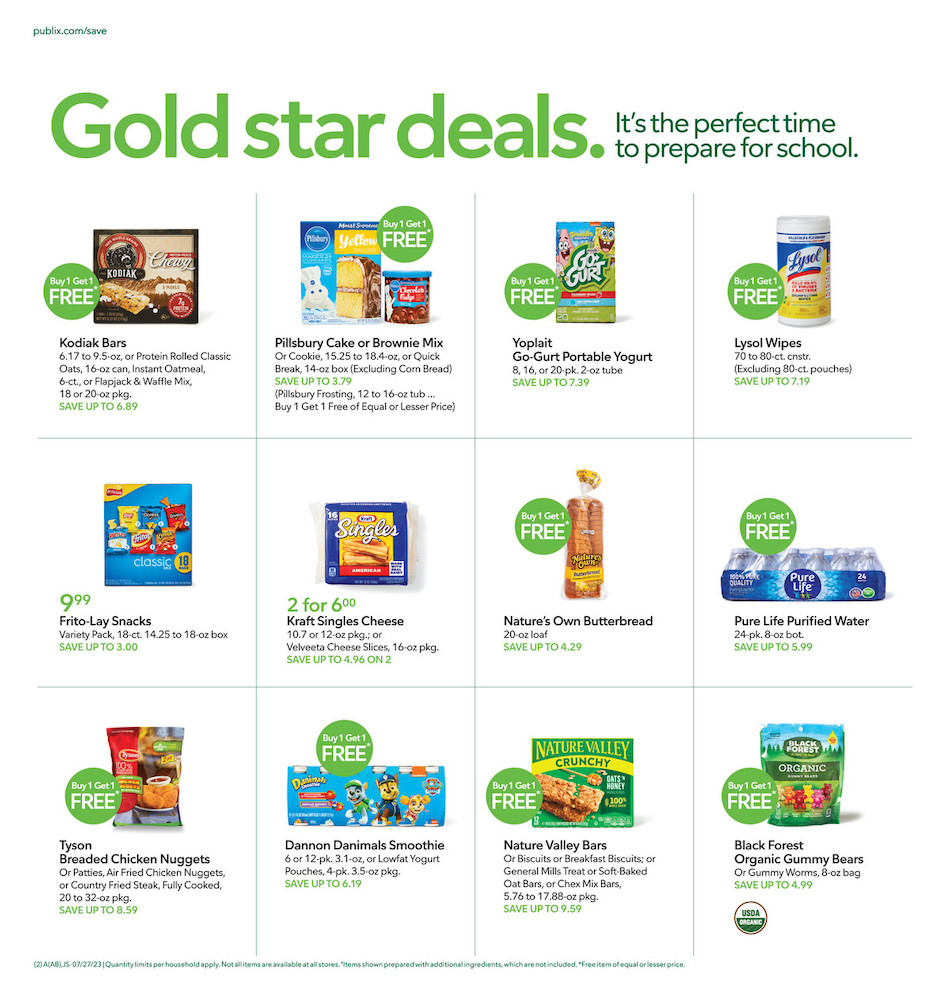 Publix Weekly Ad 26th July – 1st August 2023 Page 2
