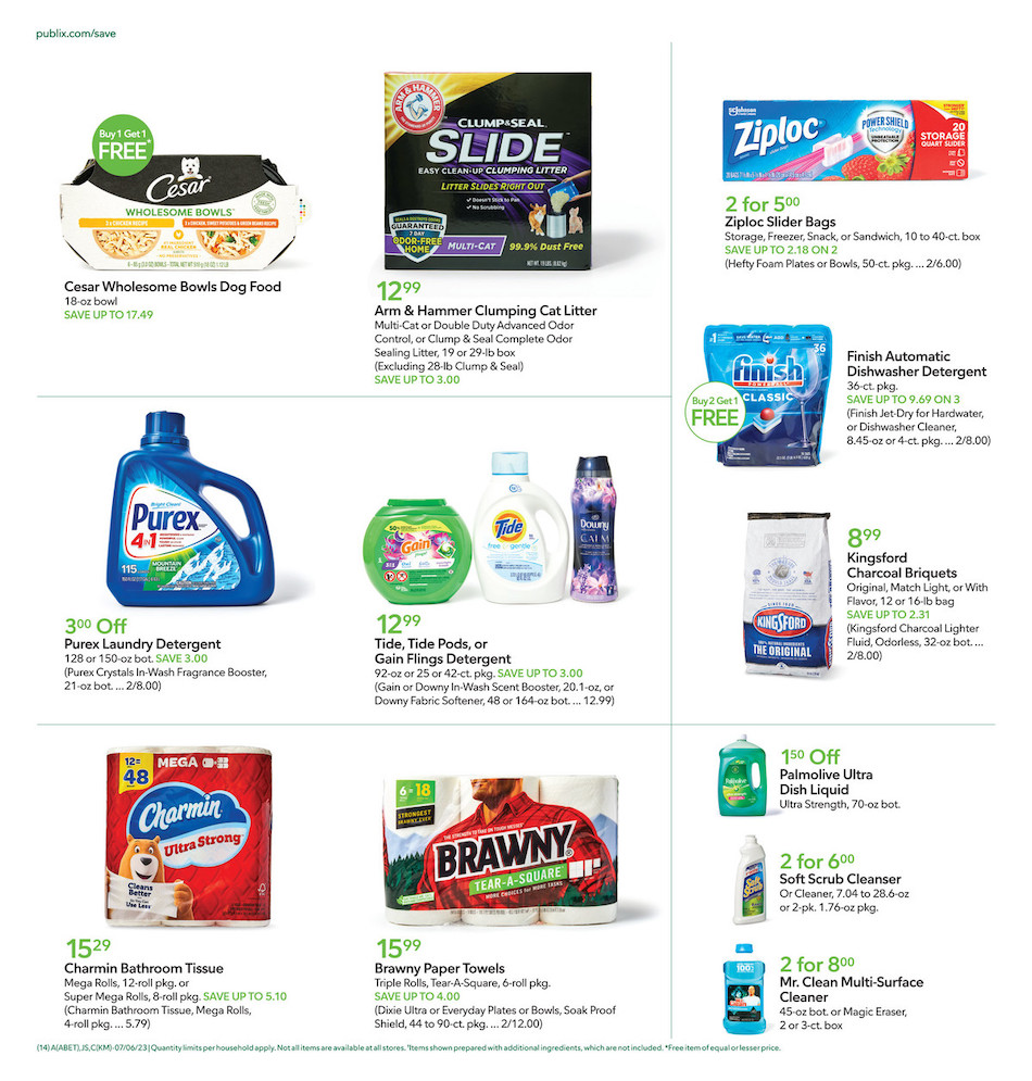 Publix Weekly Ad 5th – 11th July 2023 Page 14