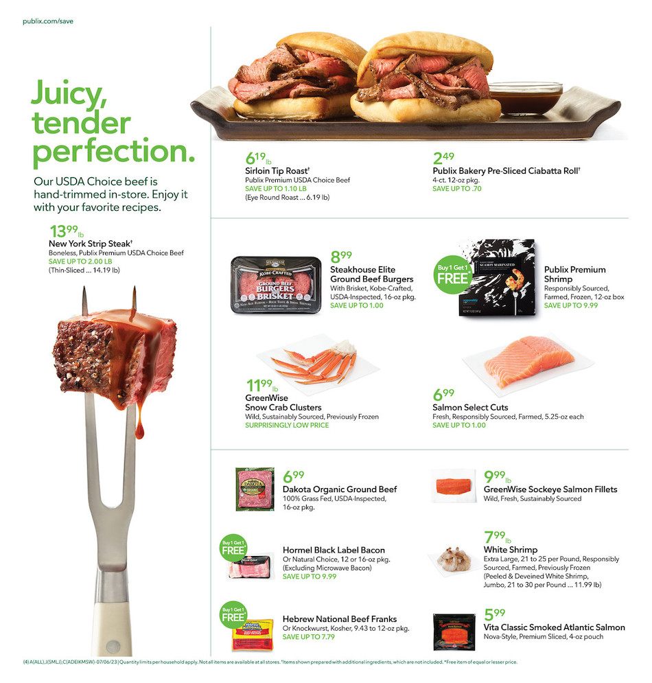 Publix Weekly Ad 5th – 11th July 2023 Page 4