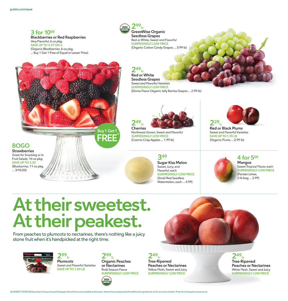 Publix Weekly Ad 5th – 11th July 2023 Page 6