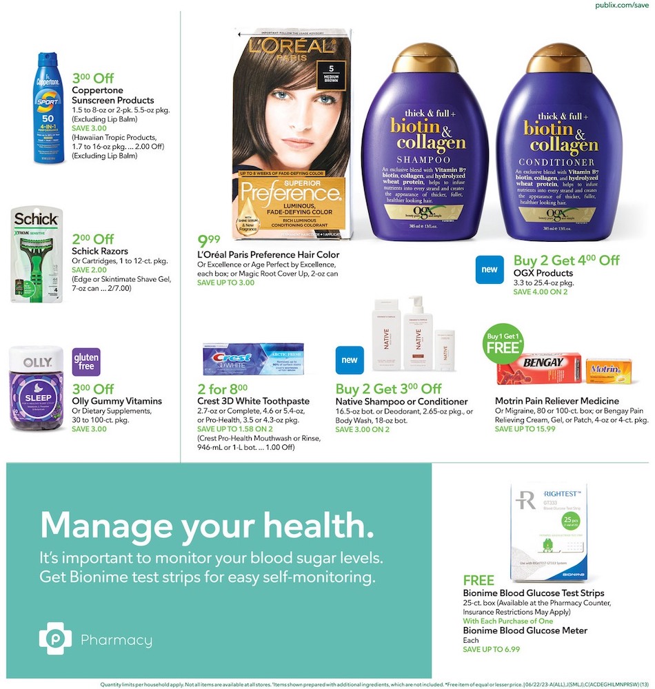 Publix Weekly Ad 21st – 27th June 2023 Page 13