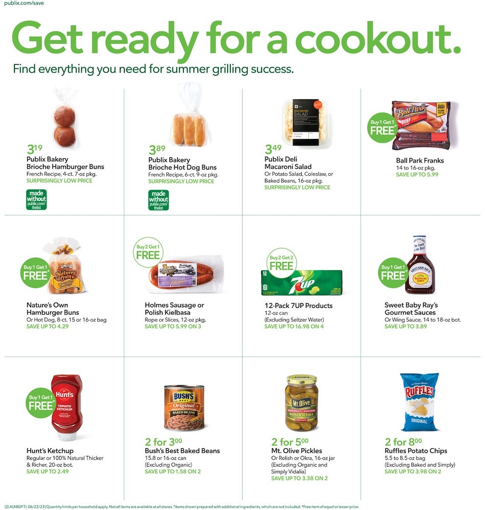 Publix Weekly Ad 21st – 27th June 2023 Page 2
