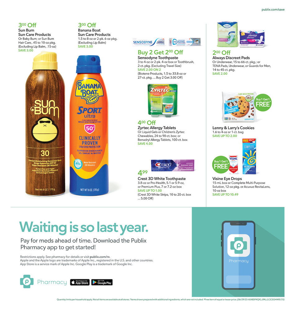 Publix Weekly Ad 28th June – 4th July 2023 Page 15