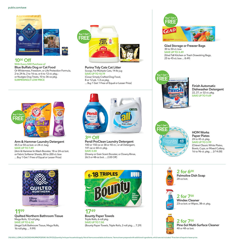 Publix Weekly Ad 28th June – 4th July 2023 Page 16