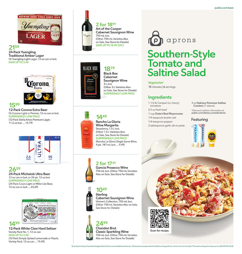 Publix Weekly Ad 28th June – 4th July 2023 Page 3