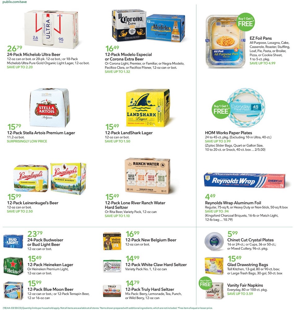 Publix Weekly Ad Easter 29th March – 8th April 2023 Page 18