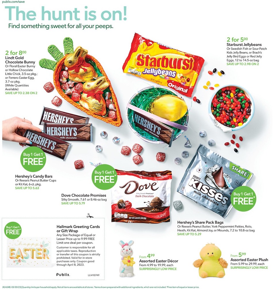 Publix Weekly Ad Easter 29th March – 8th April 2023 Page 4