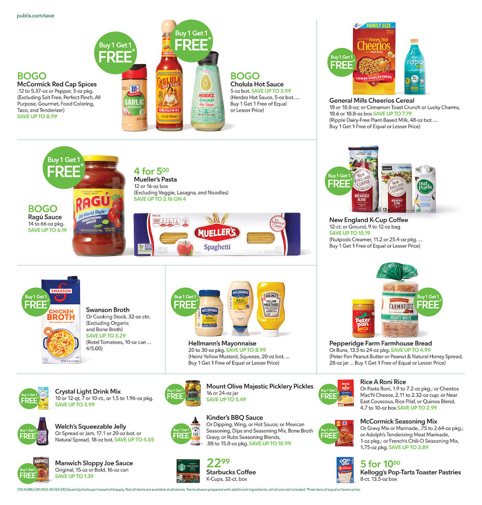 Publix Weekly Ad 1st – 7th May 2024 Page 10