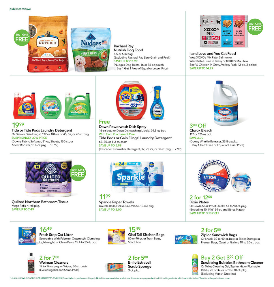 Publix Weekly Ad 1st – 7th May 2024 Page 14