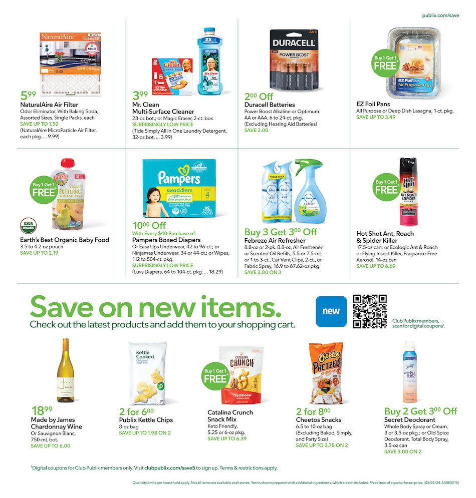 Publix Weekly Ad 1st – 7th May 2024 Page 15