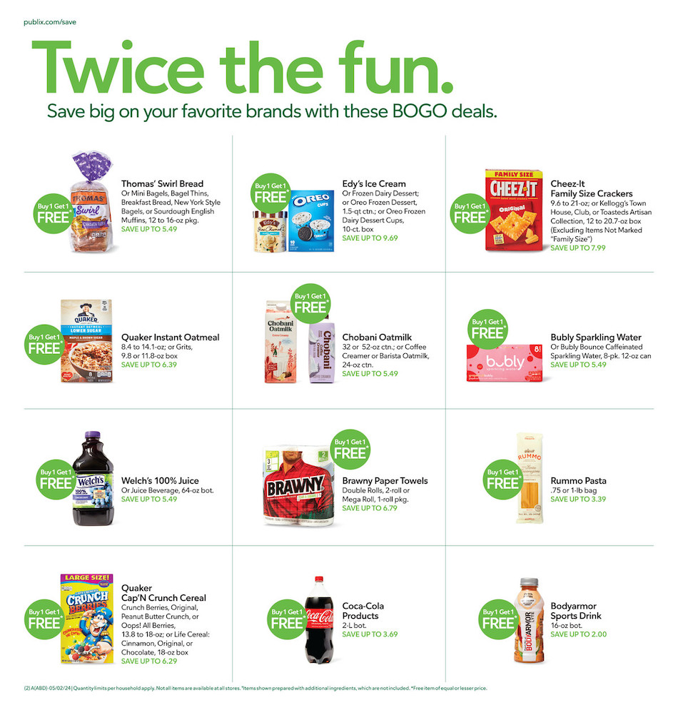 Publix Weekly Ad 1st – 7th May 2024 Page 2
