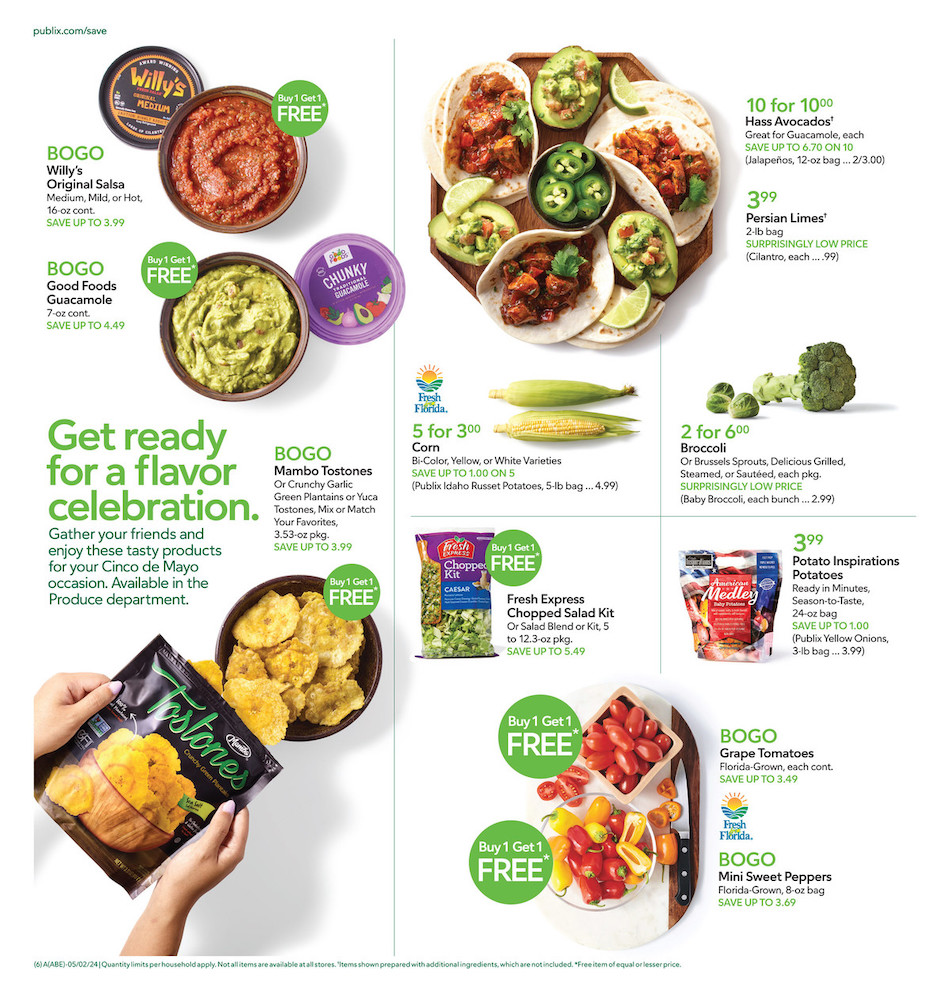 Publix Weekly Ad 1st – 7th May 2024 Page 6