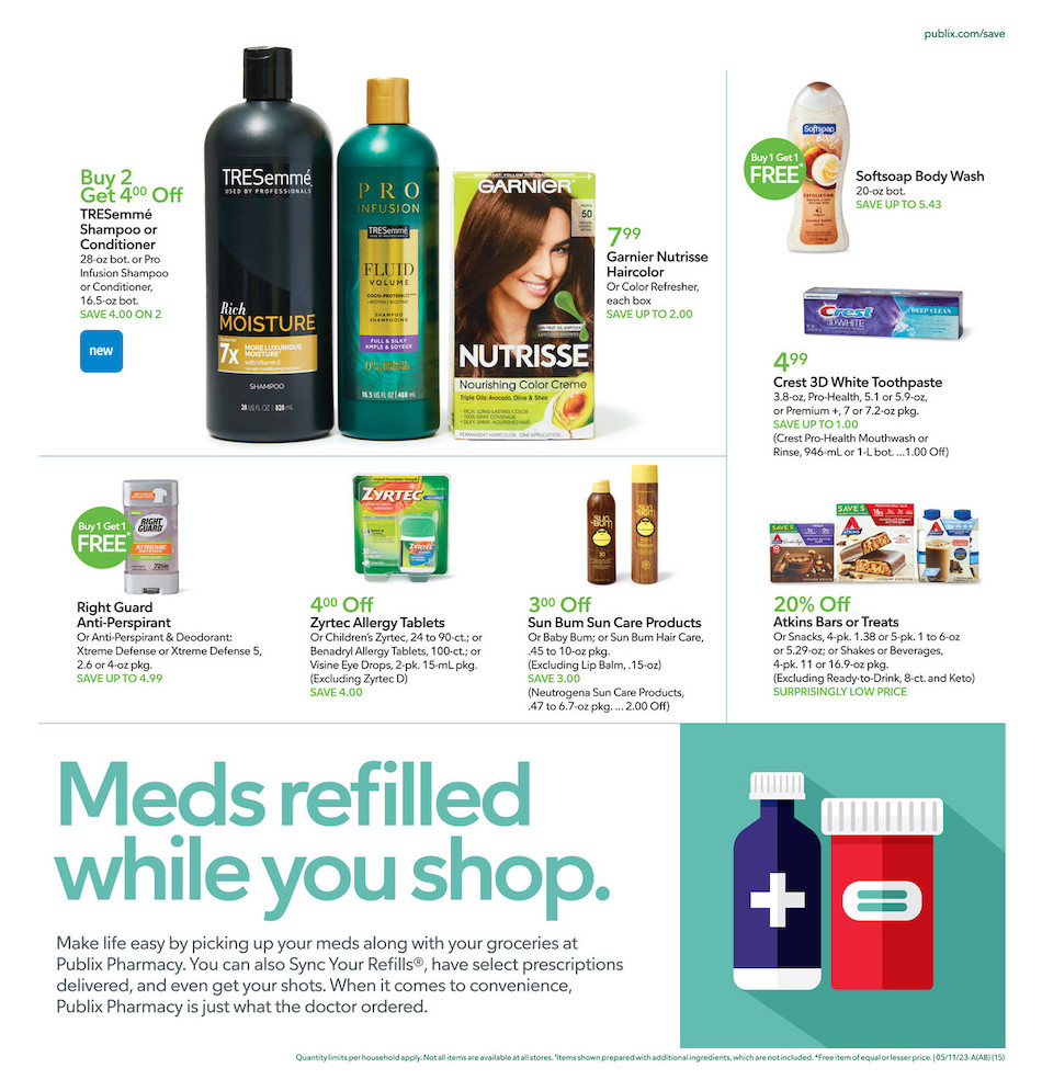 Publix Weekly Ad Mother’s Day 10th – 16th May 2023 Page 15