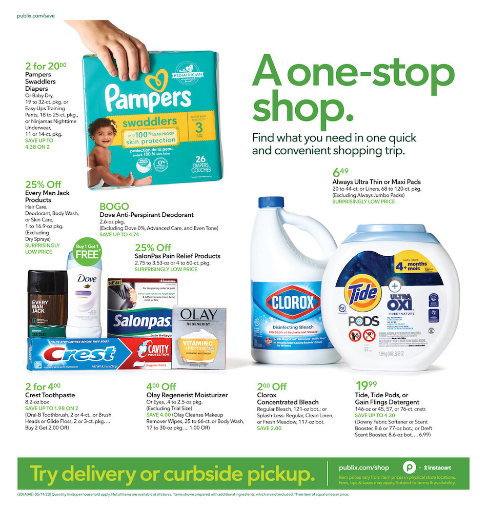 Publix Weekly Ad Mother’s Day 10th – 16th May 2023 Page 20