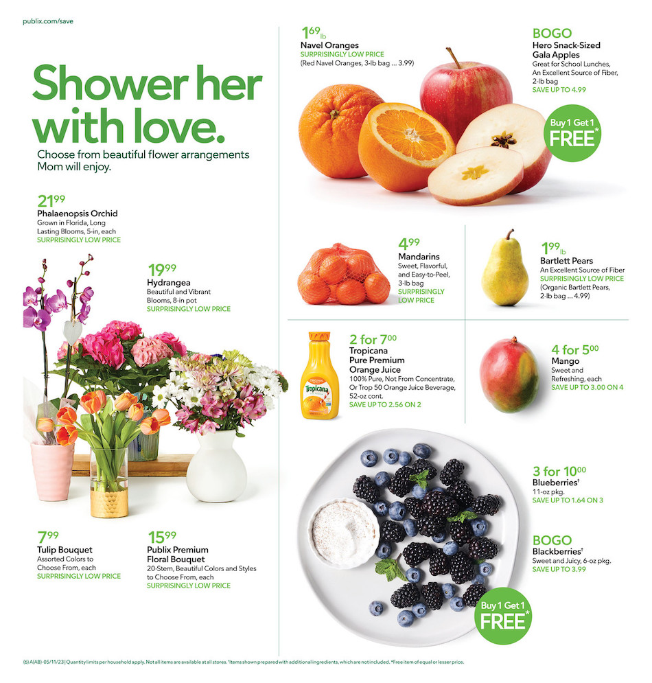 Publix Weekly Ad Mother’s Day 10th – 16th May 2023 Page 6