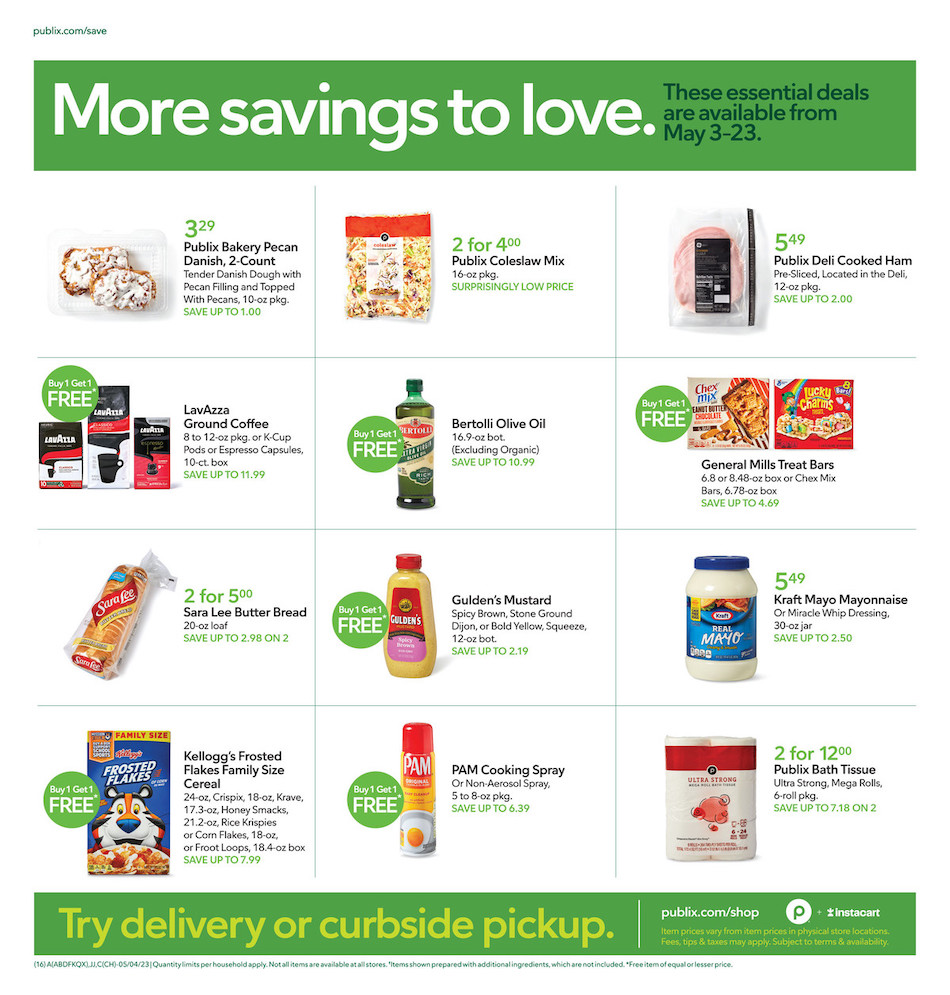 Publix Weekly Ad Sale 3rd – 9th May 2023 Page 16