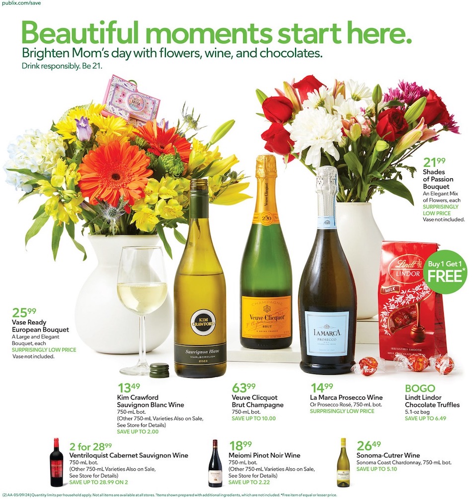 Publix Weekly Ad Mother’s Day 8th – 14th May 2024 Page 2