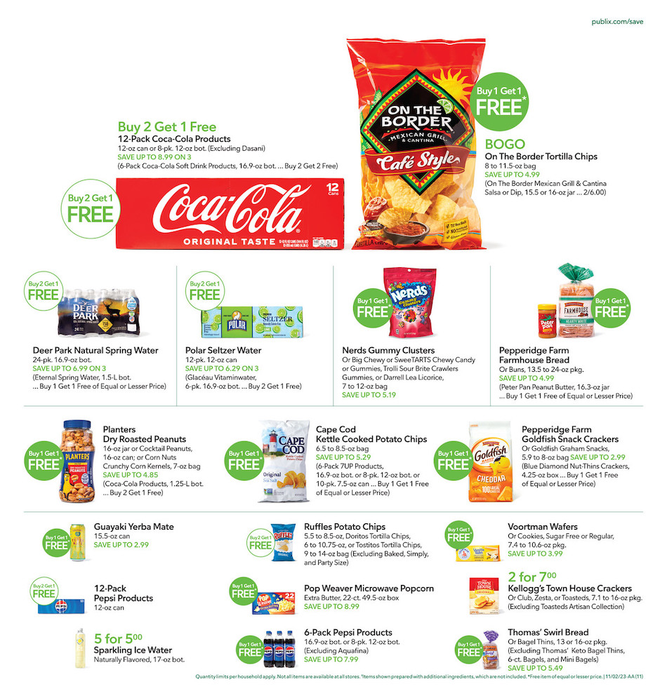 Publix Weekly Ad 1st – 7th November 2023 Page 11