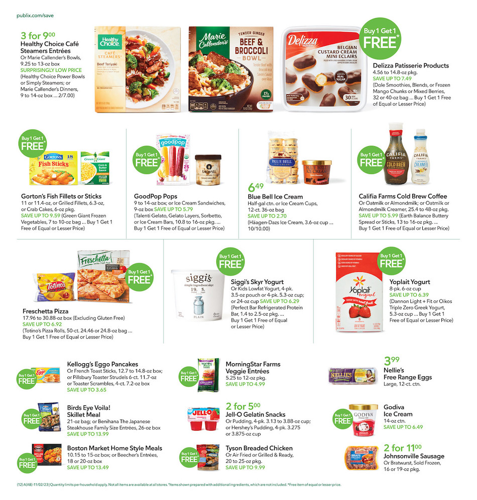 Publix Weekly Ad 1st – 7th November 2023 Page 12
