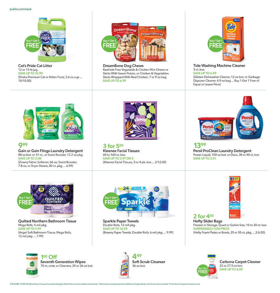 Publix Weekly Ad 1st – 7th November 2023 Page 14