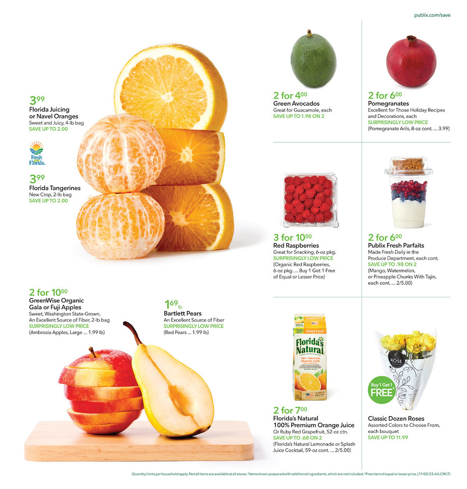 Publix Weekly Ad 1st – 7th November 2023 Page 7