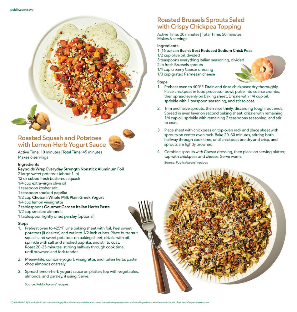 Publix Weekly Ad Thanksgiving 15th – 22nd November 2023 Page 2