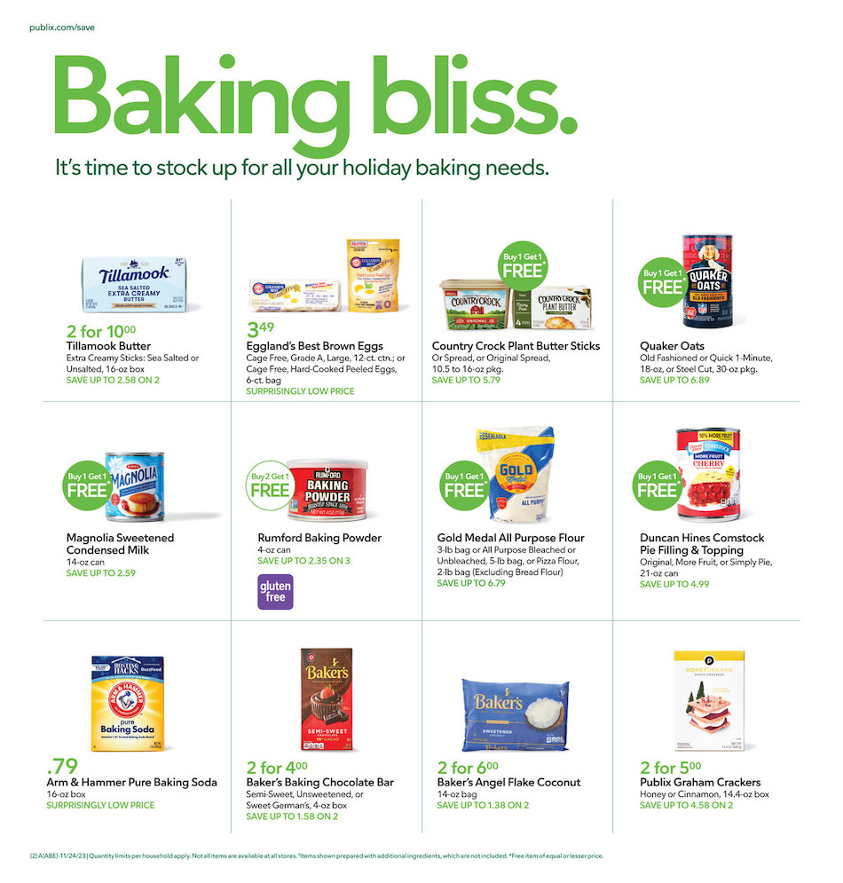 Publix Weekly Ad 24th – 28th November 2023 Page 2